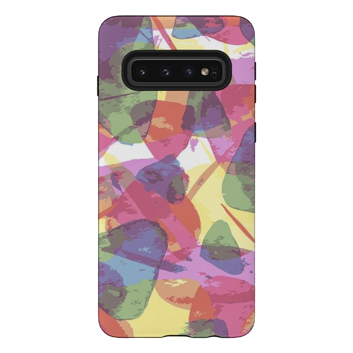 Galaxy S10 StrongFit Shades of Abstract by Creativeaxle