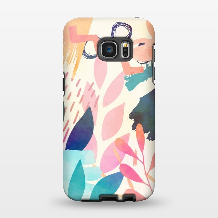 Galaxy S7 EDGE StrongFit Tropicali Abstract by Creativeaxle