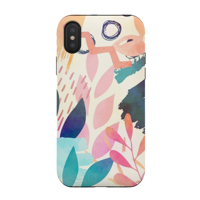 iPhone Xs / X StrongFit Tropicali Abstract by Creativeaxle