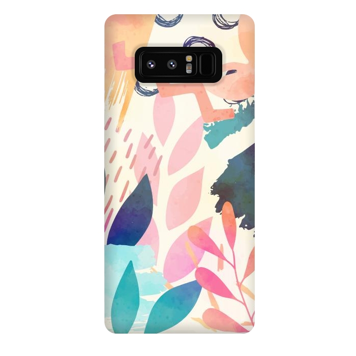 Galaxy Note 8 StrongFit Tropicali Abstract by Creativeaxle