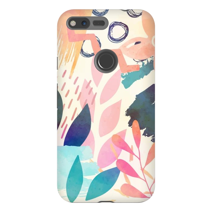 Pixel XL StrongFit Tropicali Abstract by Creativeaxle