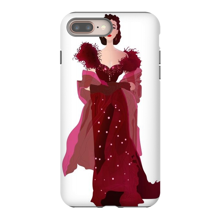 iPhone 7 plus StrongFit Scarlett o Hara - Gone with the Wind Fanart by Anima Tea Story