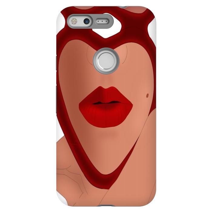Pixel StrongFit Mirrored Lips - Valentines Edition Design by Anima Tea Story