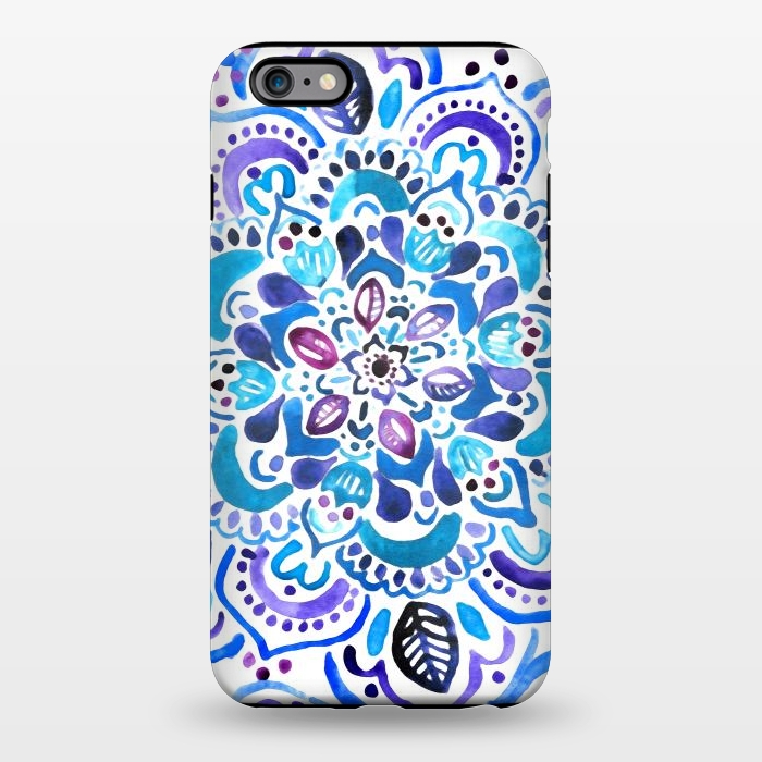 iPhone 6/6s plus StrongFit Ocean Watercolour Mandala - Vivid by Tangerine-Tane