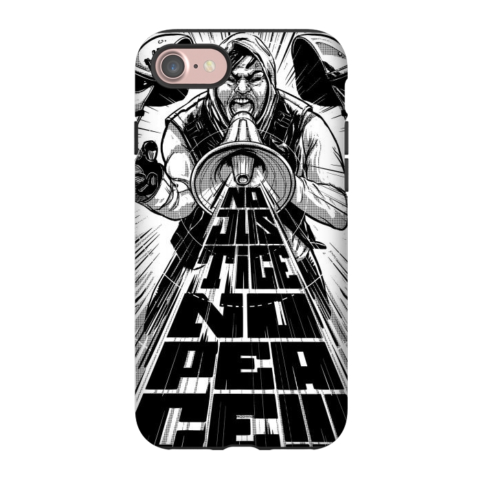 iPhone 7 StrongFit [antifa] No Justice, No Peace  by Draco