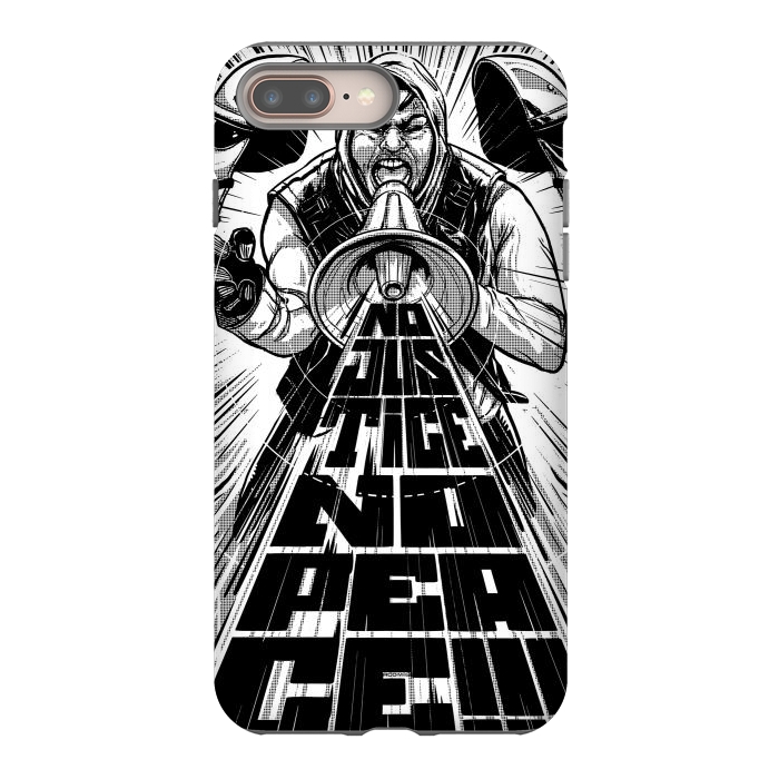 iPhone 8 plus StrongFit [antifa] No Justice, No Peace  by Draco