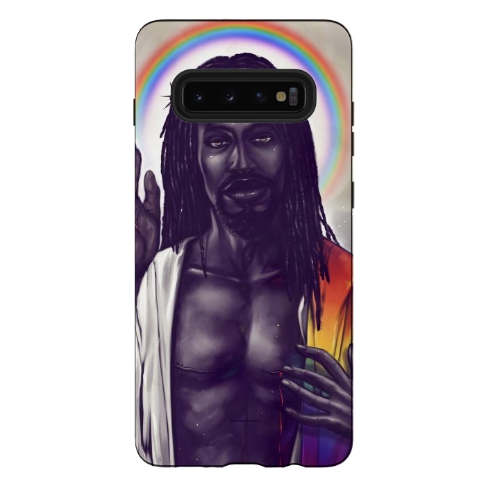 Galaxy S10 plus StrongFit Jesus by Draco
