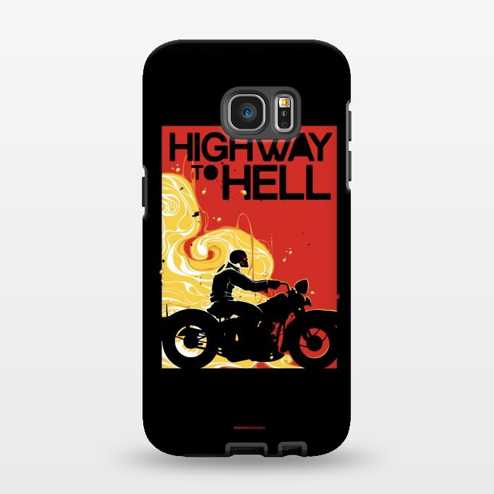 Galaxy S7 EDGE StrongFit Highway to Hell 1 by Draco