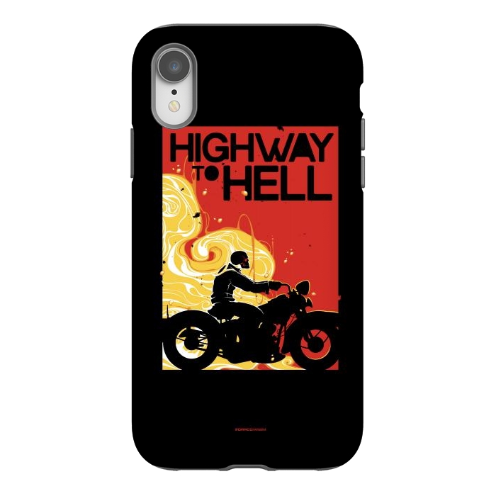 iPhone Xr StrongFit Highway to Hell 1 by Draco