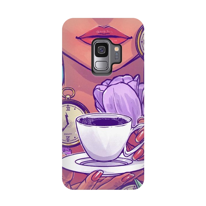 Galaxy S9 StrongFit Cold Coffee by Draco