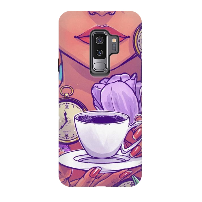 Galaxy S9 plus StrongFit Cold Coffee by Draco