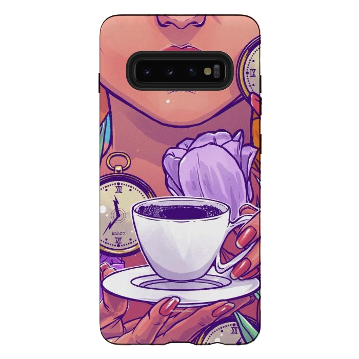 Galaxy S10 plus StrongFit Cold Coffee by Draco
