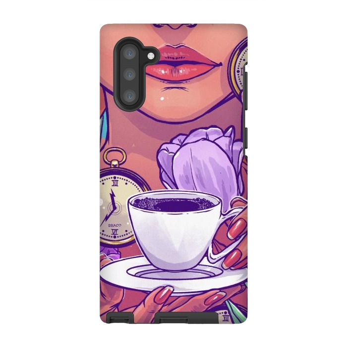 Galaxy Note 10 StrongFit Cold Coffee by Draco