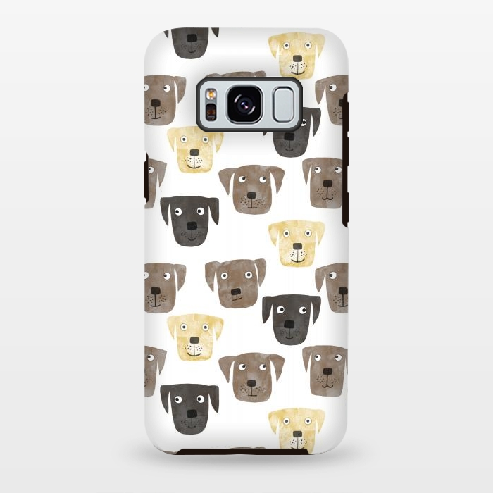 Galaxy S8 plus StrongFit Labrador Retriever Dogs by Nic Squirrell