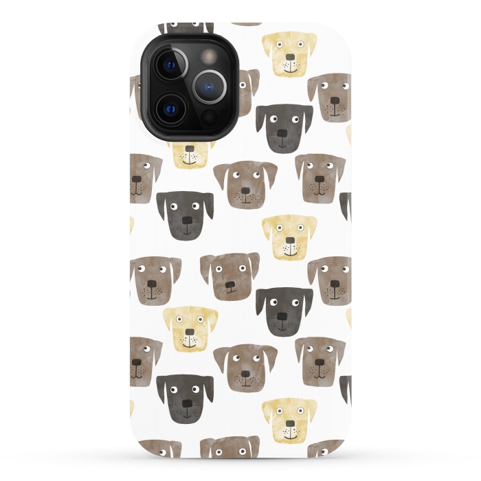 iPhone 12 Pro StrongFit Labrador Retriever Dogs by Nic Squirrell