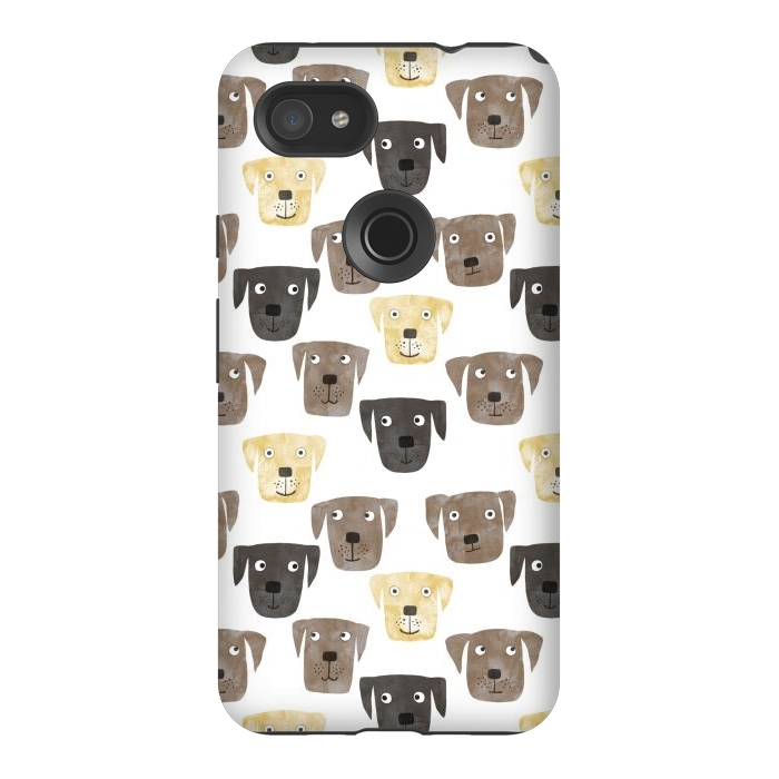 Pixel 3AXL StrongFit Labrador Retriever Dogs by Nic Squirrell