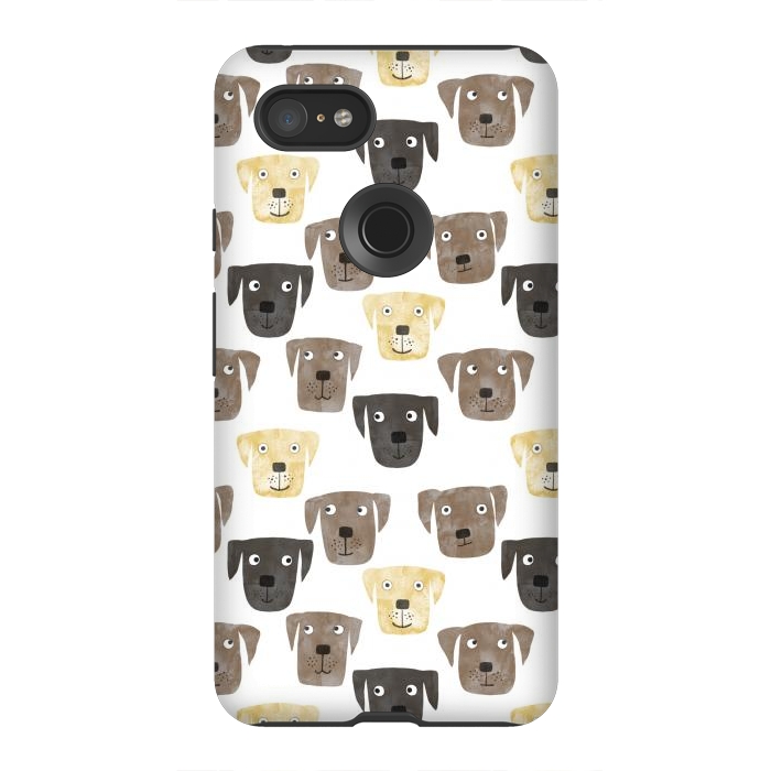 Pixel 3XL StrongFit Labrador Retriever Dogs by Nic Squirrell