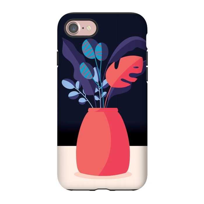 iPhone 7 StrongFit Night Flowers by Jelena Obradovic