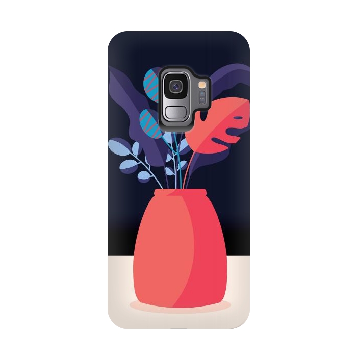 Galaxy S9 StrongFit Night Flowers by Jelena Obradovic