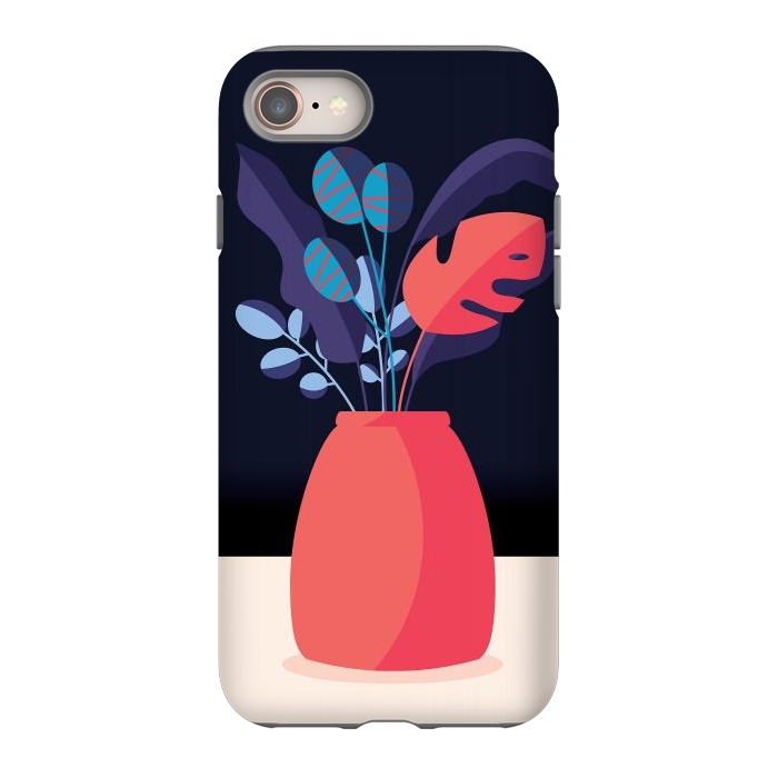 iPhone 8 StrongFit Night Flowers by Jelena Obradovic