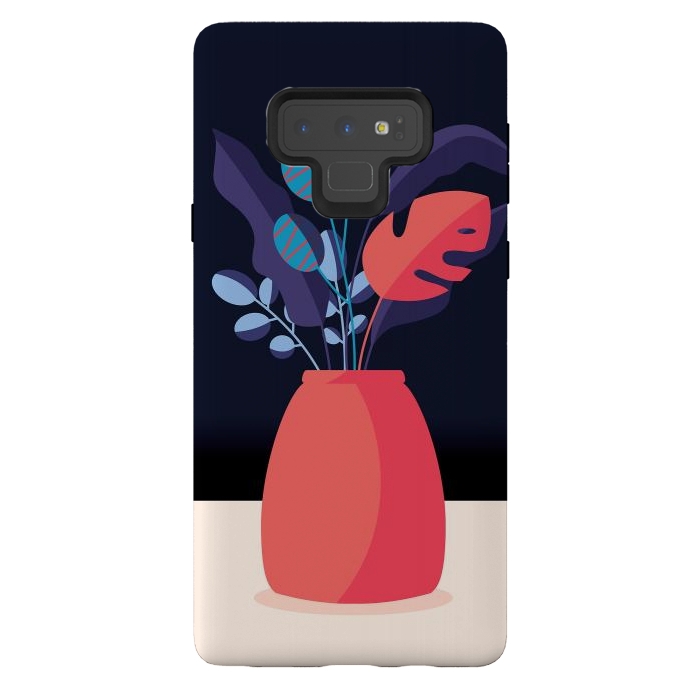 Galaxy Note 9 StrongFit Night Flowers by Jelena Obradovic