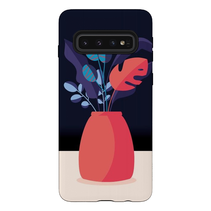 Galaxy S10 StrongFit Night Flowers by Jelena Obradovic