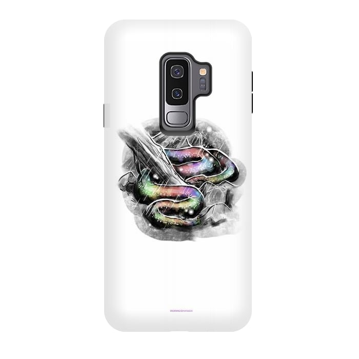 Galaxy S9 plus StrongFit Cobra Colorida - Inktober 19 by Draco