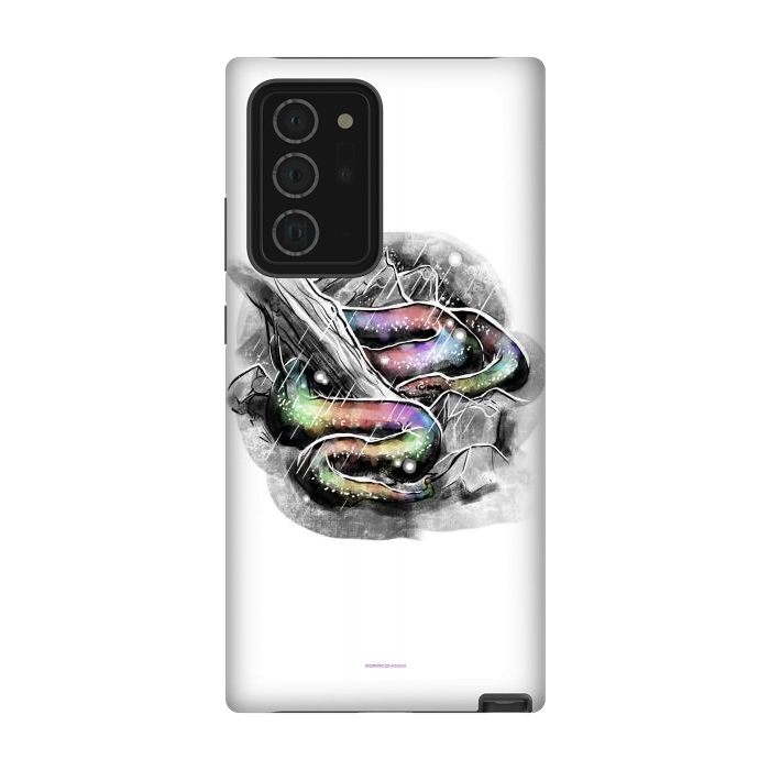 Galaxy Note 20 Ultra StrongFit Cobra Colorida - Inktober 19 by Draco