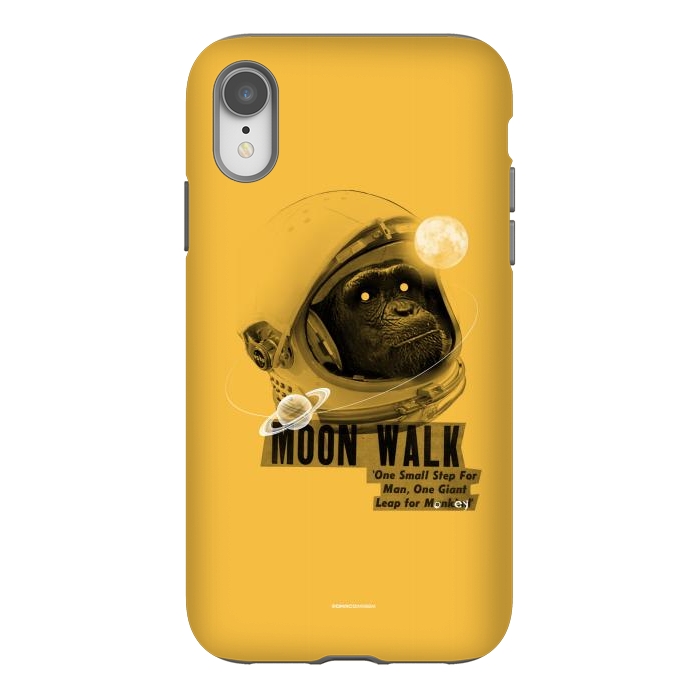 iPhone Xr StrongFit [Poektica] Space Monkey by Draco