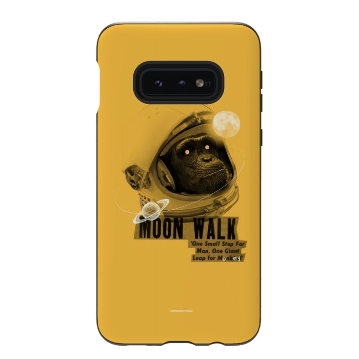 Galaxy S10e StrongFit [Poektica] Space Monkey by Draco