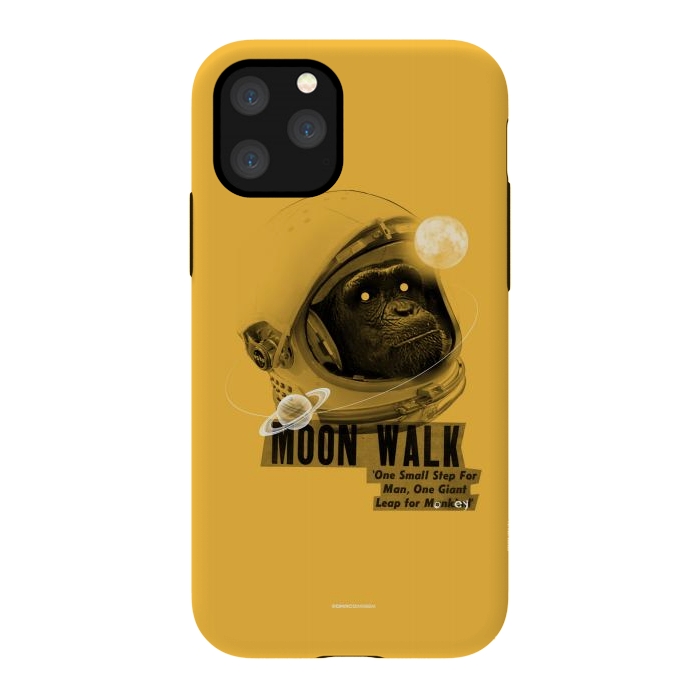 iPhone 11 Pro StrongFit [Poektica] Space Monkey by Draco