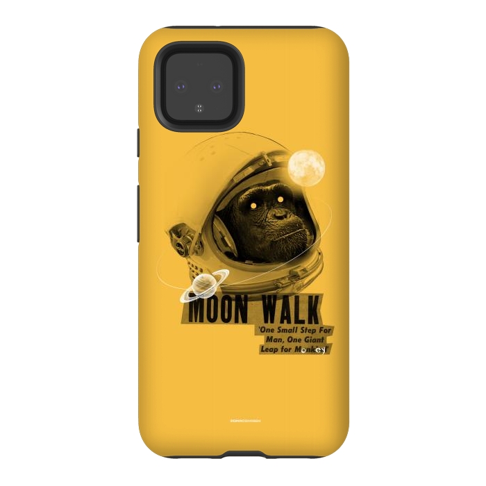 Pixel 4 StrongFit [Poektica] Space Monkey by Draco