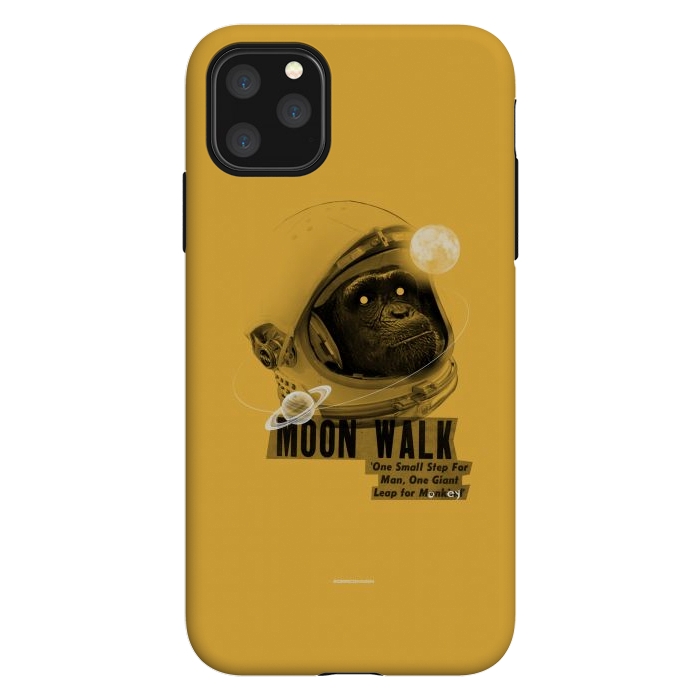 iPhone 11 Pro Max StrongFit [Poektica] Space Monkey by Draco