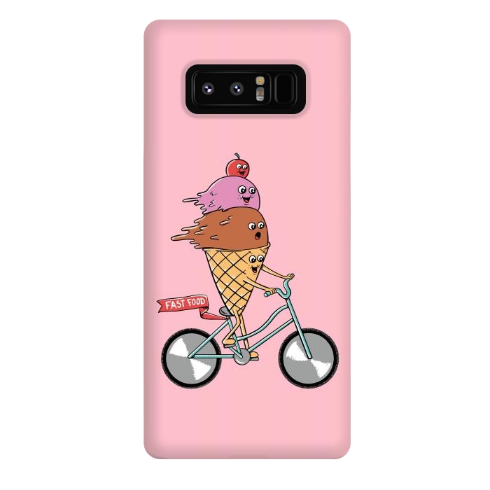 Galaxy Note 8 StrongFit Ice cream fast food rose by Coffee Man