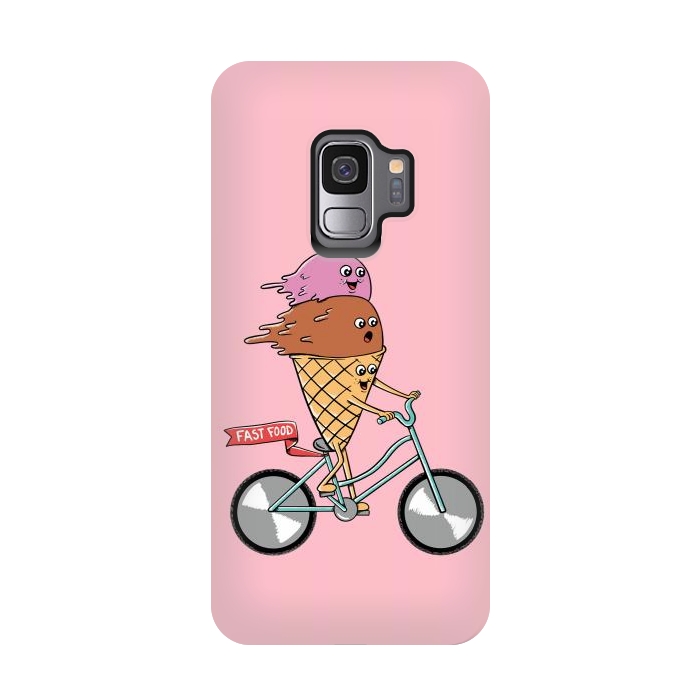 Galaxy S9 StrongFit Ice cream fast food rose by Coffee Man