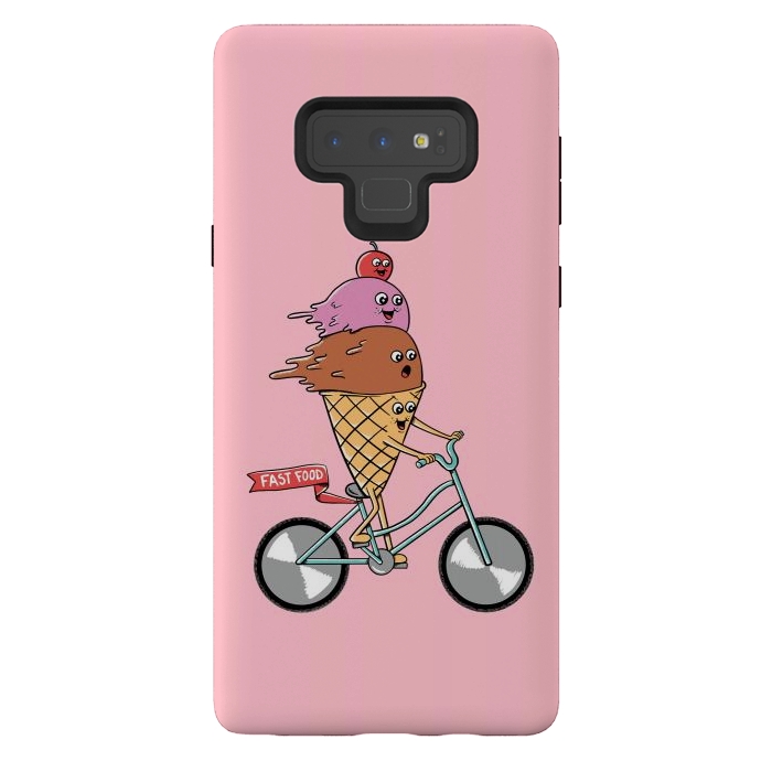 Galaxy Note 9 StrongFit Ice cream fast food rose by Coffee Man