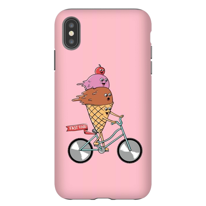 iPhone Xs Max StrongFit Ice cream fast food rose by Coffee Man