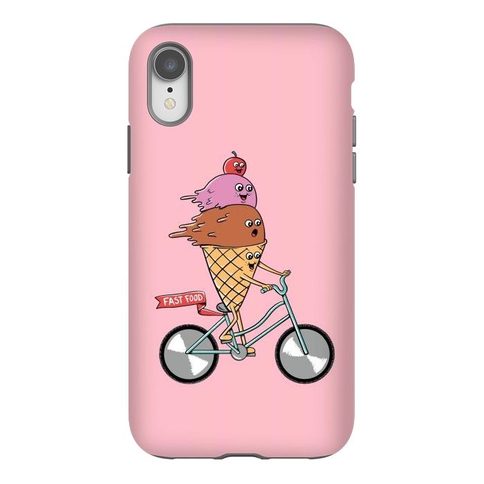 iPhone Xr StrongFit Ice cream fast food rose by Coffee Man