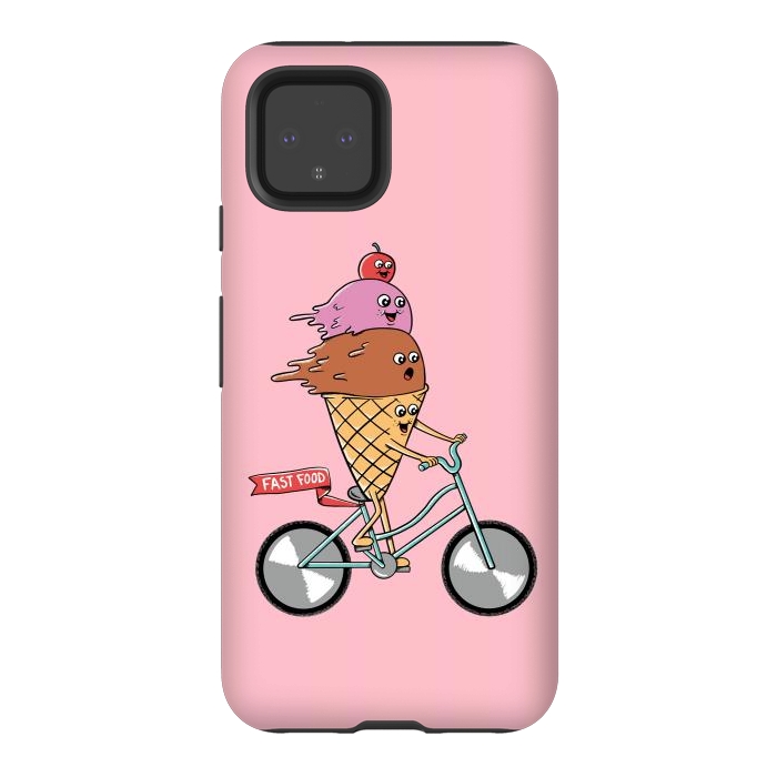 Pixel 4 StrongFit Ice cream fast food rose by Coffee Man