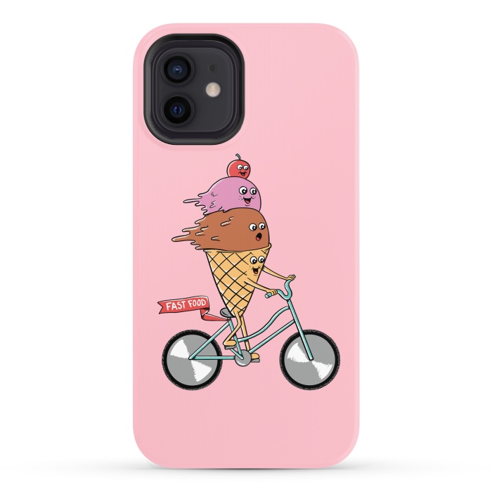 iPhone 12 StrongFit Ice cream fast food rose by Coffee Man