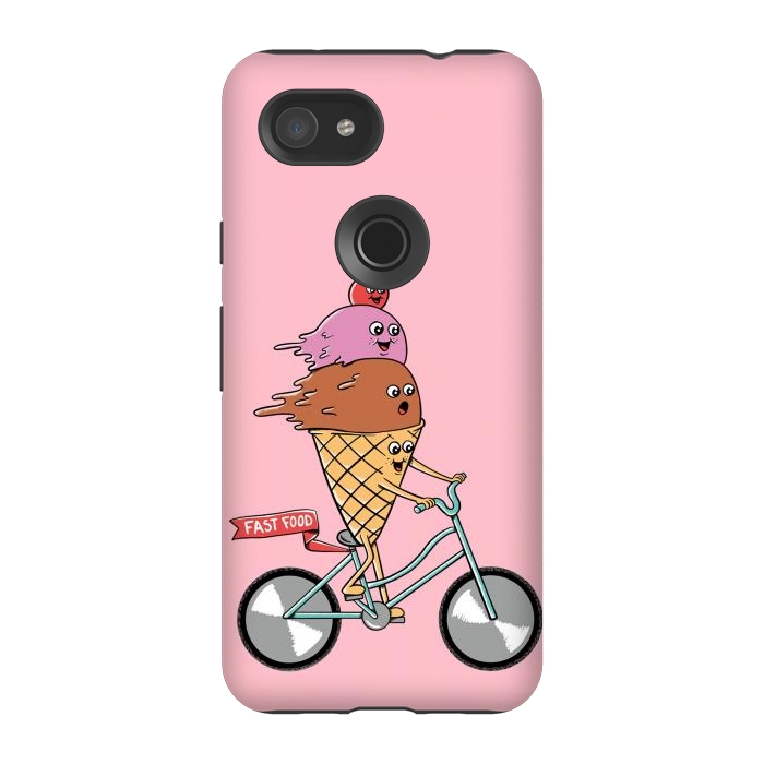 Pixel 3A StrongFit Ice cream fast food rose by Coffee Man