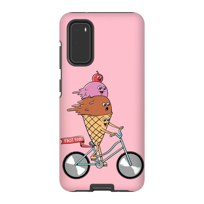 Galaxy S20 StrongFit Ice cream fast food rose by Coffee Man