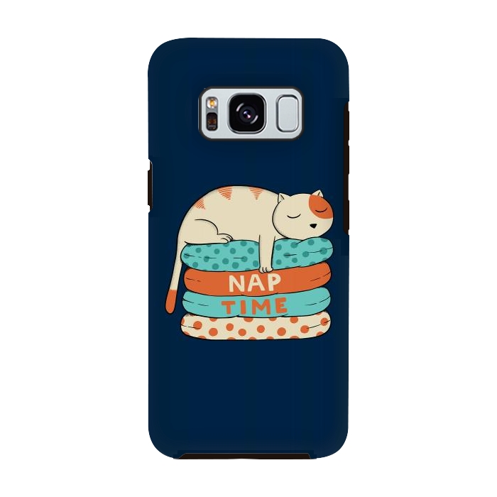 Galaxy S8 StrongFit Cat Nap by Coffee Man