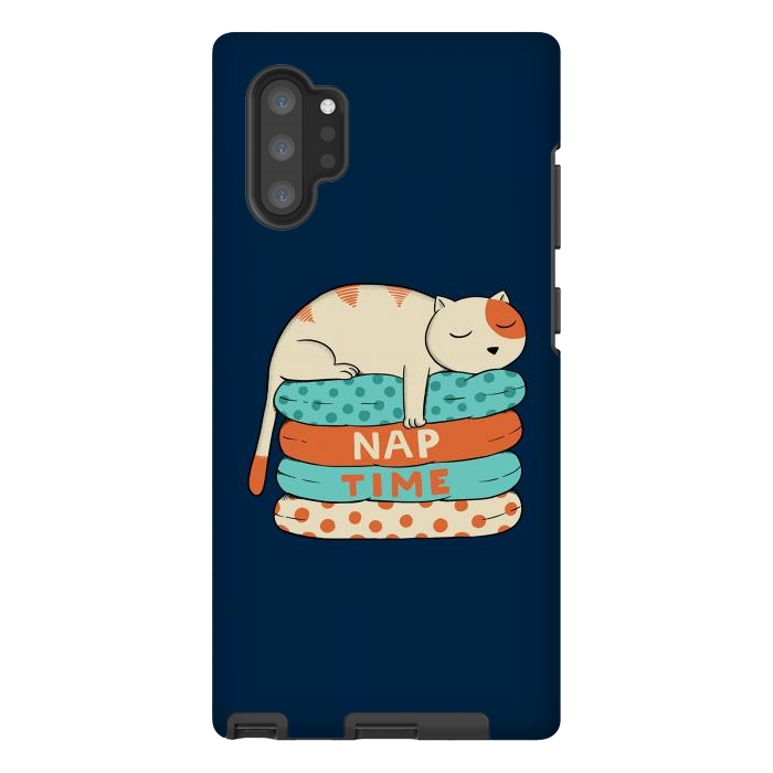 Galaxy Note 10 plus StrongFit Cat Nap by Coffee Man