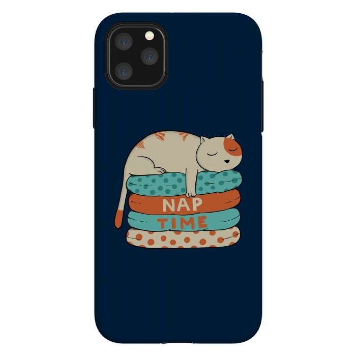 iPhone 11 Pro Max StrongFit Cat Nap by Coffee Man
