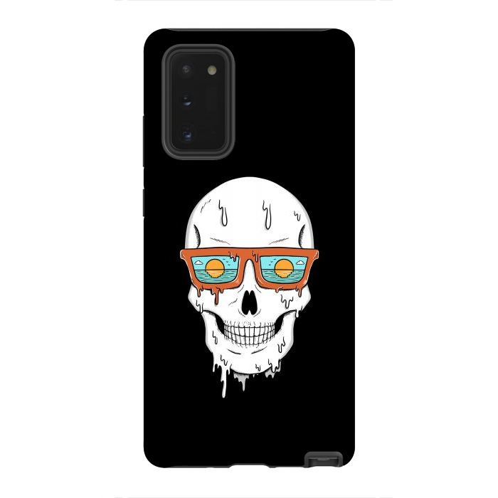 Galaxy Note 20 StrongFit Skull Beach by Coffee Man