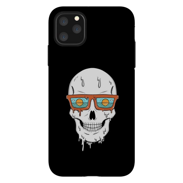 iPhone 11 Pro Max StrongFit Skull Beach by Coffee Man