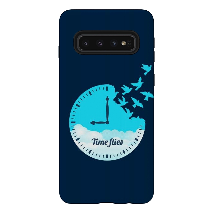 Galaxy S10 StrongFit Time Flies by Coffee Man
