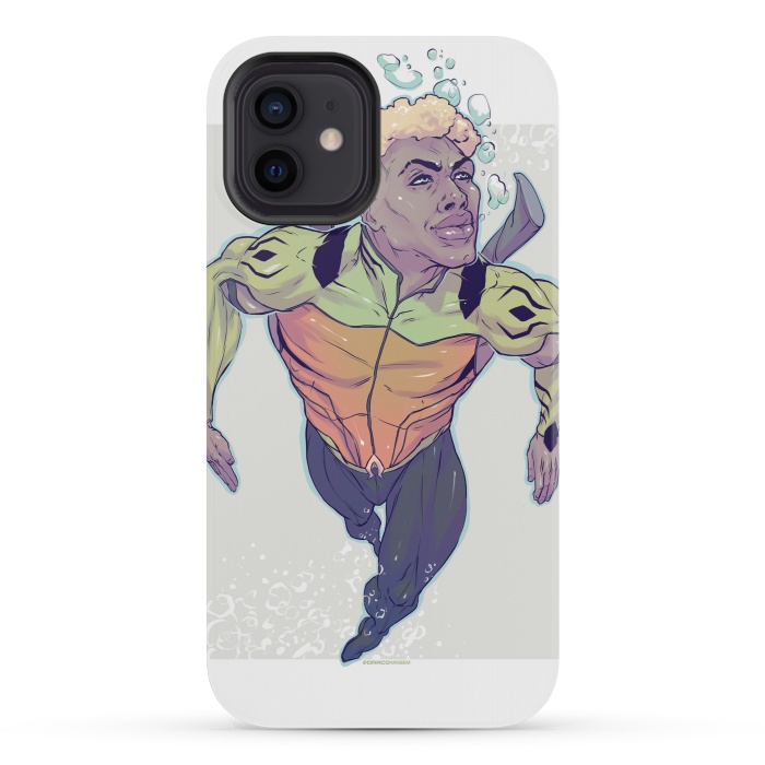 iPhone 12 mini StrongFit [Dracotober 20] Aqualad by Draco