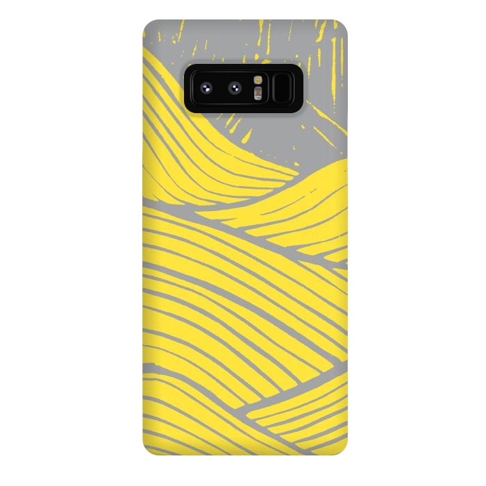 Galaxy Note 8 StrongFit The yellow waves by Steve Wade (Swade)